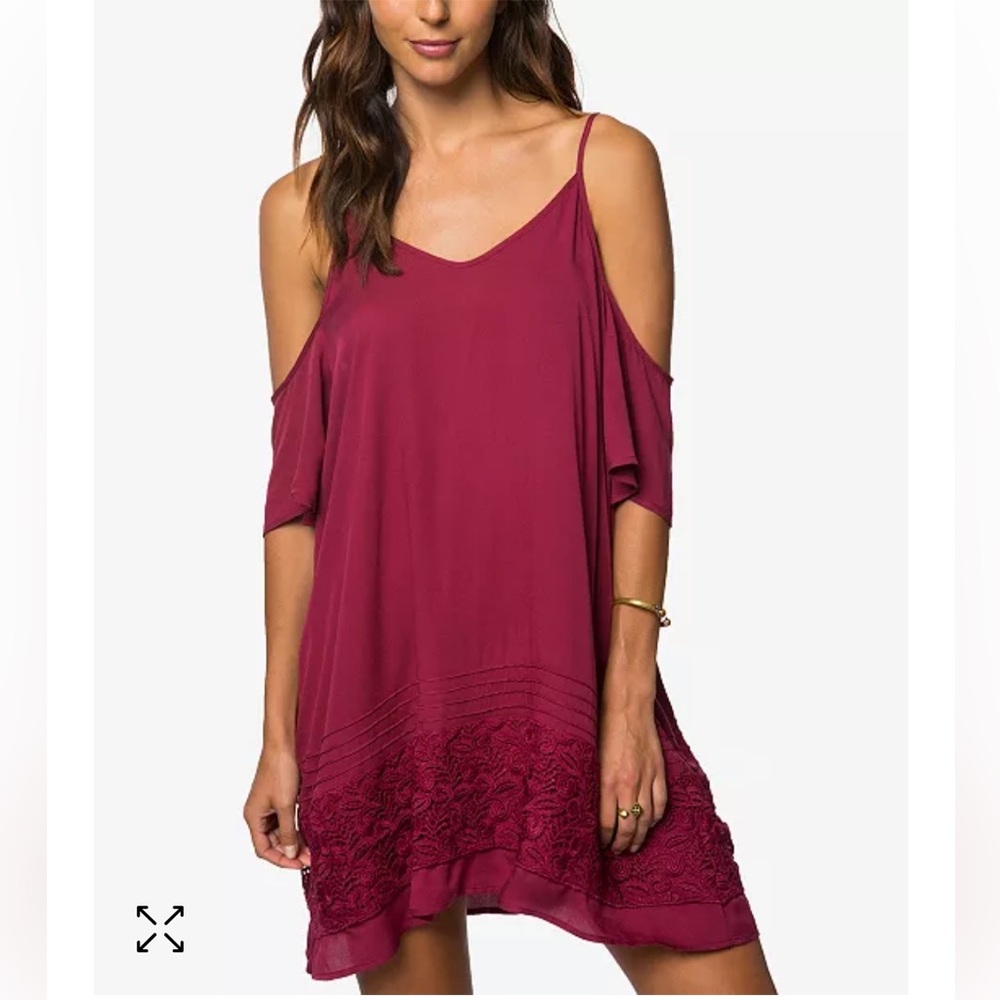O'Neill Women's Balboa‎ Cold Shoulder Dress L